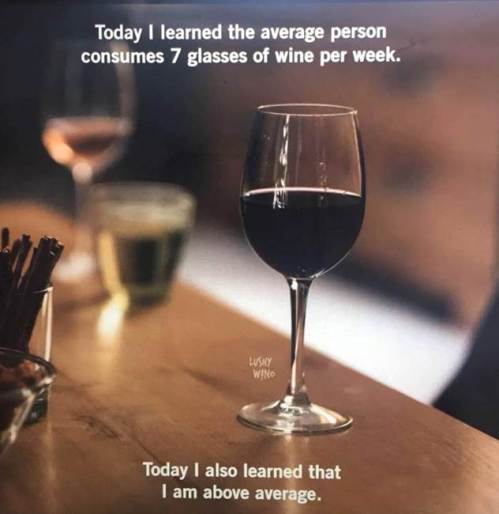 Average wine consumption